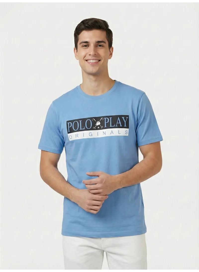 لعب البولو Boys Graphic T-shirt -NAVY